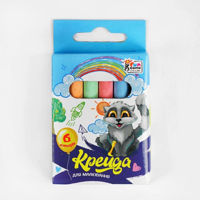 гр Крейда 29939  "4FUN Game Club", 12 штук, 6 кольорів, у коробці