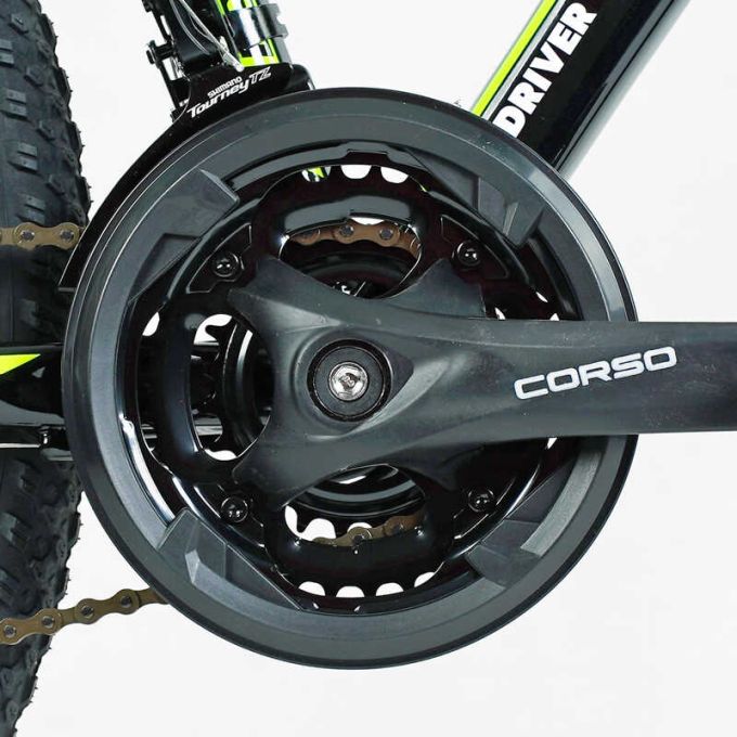 Велосипед Спортивний Corso «BLADE» 26" дюймів BD-26102 (1) рама алюмінієва 13``, обладнання Shimano 21 швидкість, зібран на 75