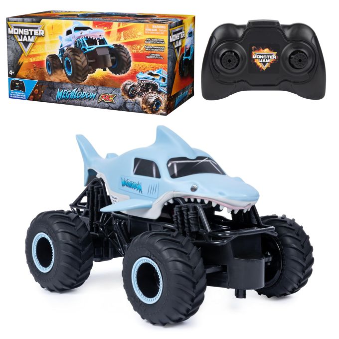 Іграшка авто на р/к "Moster Jam" Megalodon 1:24, арт. 6047110, (4шт) короб. 28,2*14,5*14см