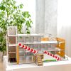 Дитячий гараж-парковка NestWood з ліфтом Maxi жовтий (kdp002j)