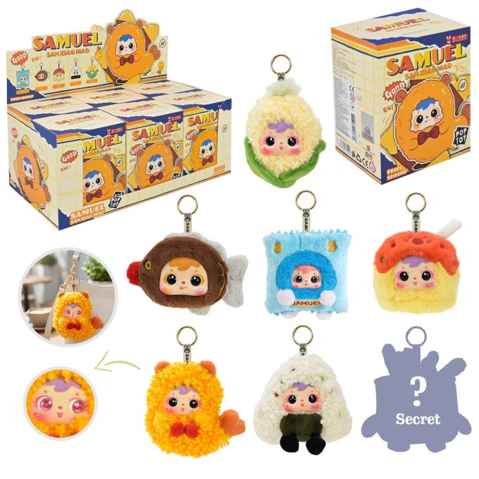 Герої  POP TOY арт. MR5026 (192шт) Samuel "Пухнасті смаколики" 6шт у дисплей боксі 37*18,5*28см