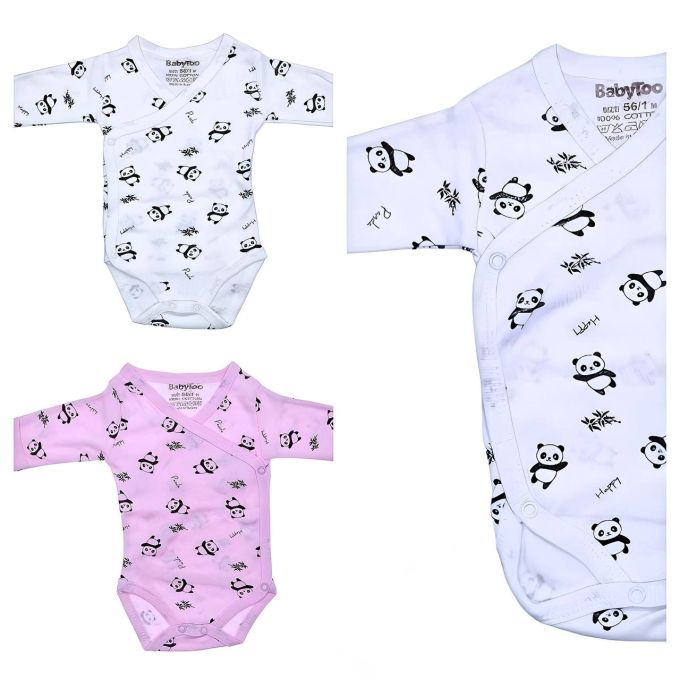 Боді на кнопках Панда, 715206 BabyToo