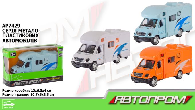 Машина мет. АВТОПРОМ арт. AP7429 (96шт/2)  короб.14,5*6*7см