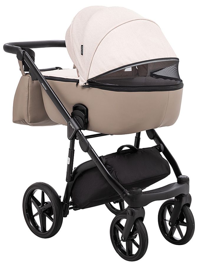 Коляска 2 в 1 Adamex Nola PS-160 бежевий / капучино