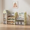 Стелаж з контейнерами + книжкова полиця 3в1 “Tree Maxi” Салатовий