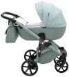 Коляска 2 в 1 Adamex Nola Natura 8 mint