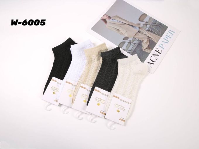 Шкарпетки Жіночі №6005 (уп 10 шт) хлопок короткие