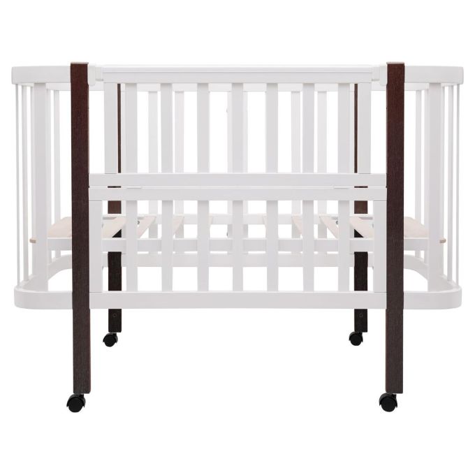 Ліжко Babyroom Місяць LU-1 білий / венге