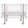 Ліжко Babyroom Місяць LU-1 білий / капучино