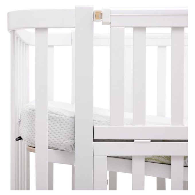 Ліжко Babyroom Місяць LU-3 маятник, шухляда білий