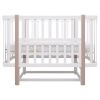 Ліжко Babyroom Місяць LU-2 маятник білий / капучино