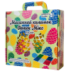 Килимок масажний "Пазли Мікс" 4 елемента 27x28 см