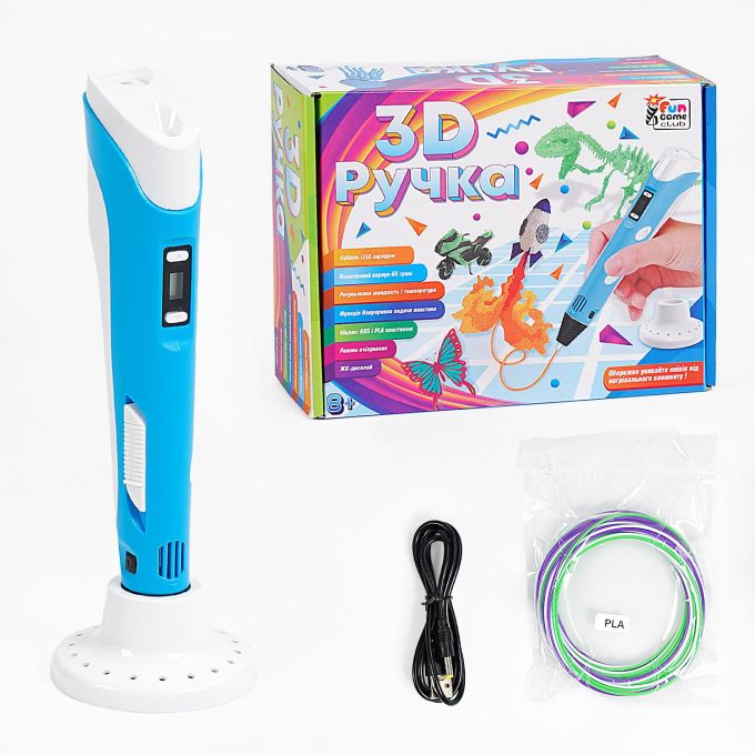гр Ручка 3D 97321 4FUN Game Club", USB кабель живлення, в коробці