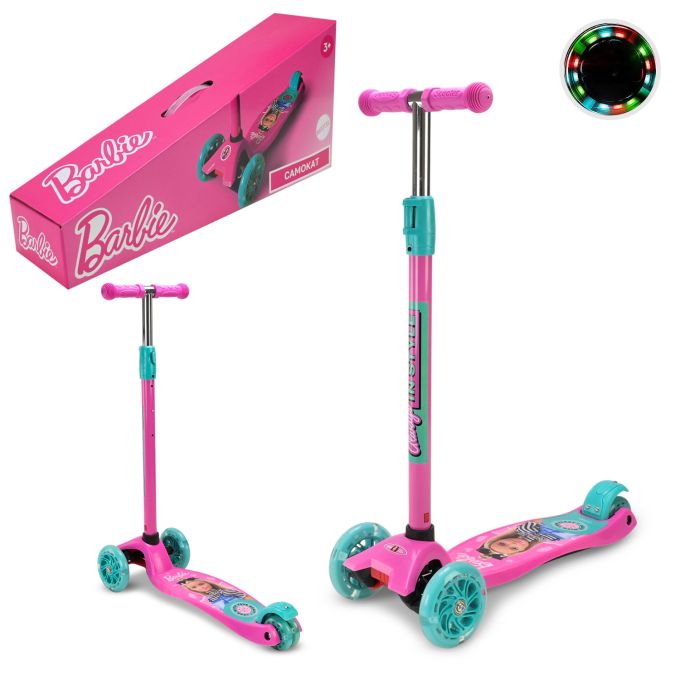 Самокат дитячий 4-х коліс.  Barbie арт. BH2616 (6шт) MAXI, колеса PU світяться