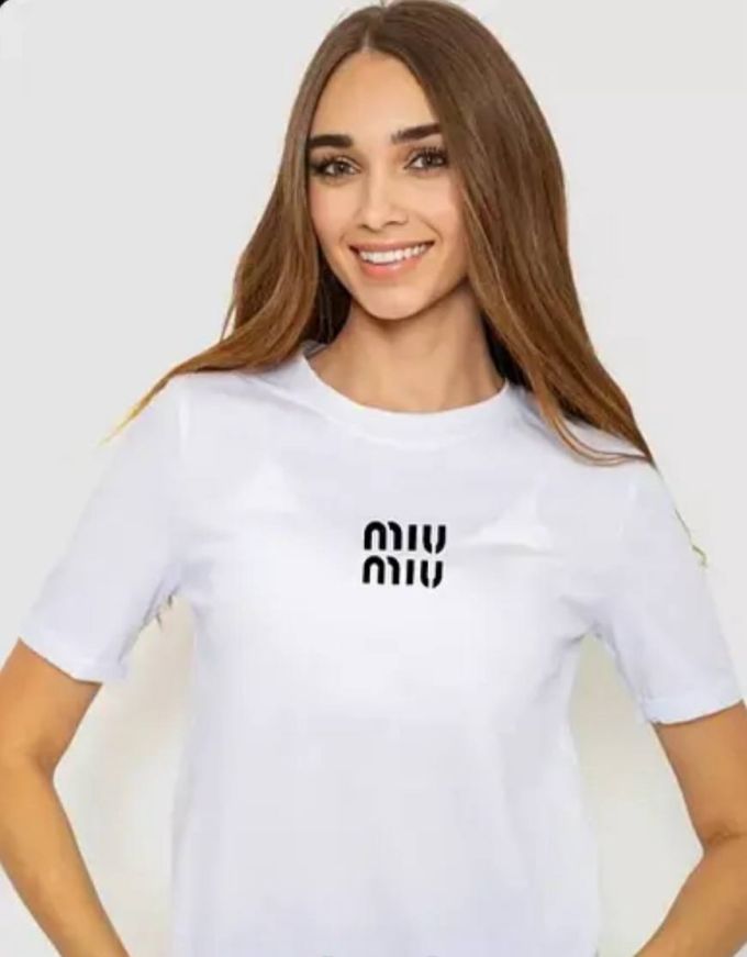 Футболка молодіжна MIU MIU  бавовна 44-52