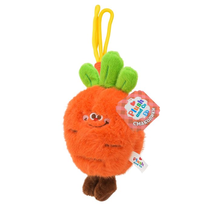 Іграшка м'яка арт. Plush and Co "Смаколики" арт. PLC26005 брелок морква 13х7х25