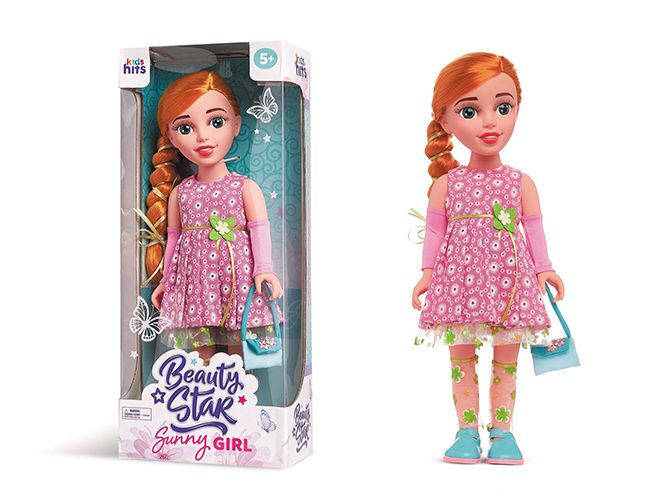 Лялька арт. KH35/002 (8шт) Beauty Star Flowery Spring,Sunny Girl, лялька 46 см короб. 21*52*12см