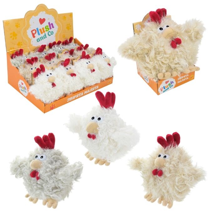 М'яка іграшка Plush and Co арт. PLC26002 (144шт) півники 3 види 12шт дисплей бокс 38х26х14 см