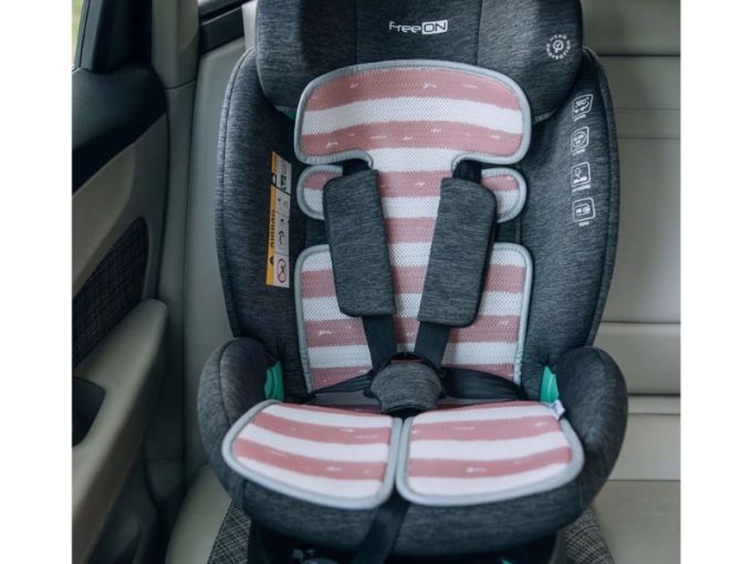Підкладка для коляски та автокрісла FreeON, pink - white