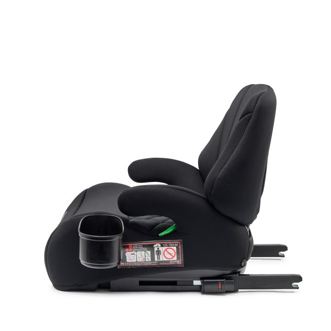 Бустер VELANO Gravo i-Size 125–150 см, ISOFIX + підстаканник, black