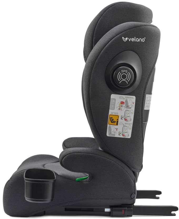 Автокрісло VELANO Forza 2 в 1 i-Size 100–150 см, ISOFIX, grey