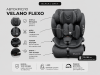 Автокрісло VELANO Flexo i-Size 76–150 см, ISOFIX + Top Tether/ремінь, black