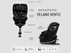 Автокрісло VELANO Vento 360° i-Size 40–150 см, ISOFIX + опорна нога, grey