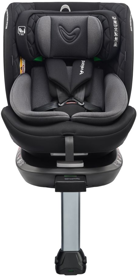 Автокрісло VELANO Vento 360° i-Size 40–150 см, ISOFIX + опорна нога, grey